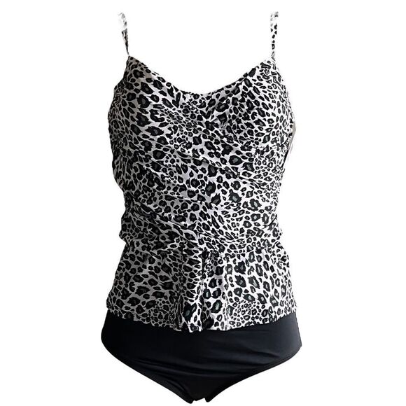 Jantzen Peplum Tankini with Comfort Core Bottom - Picture 3 of 7